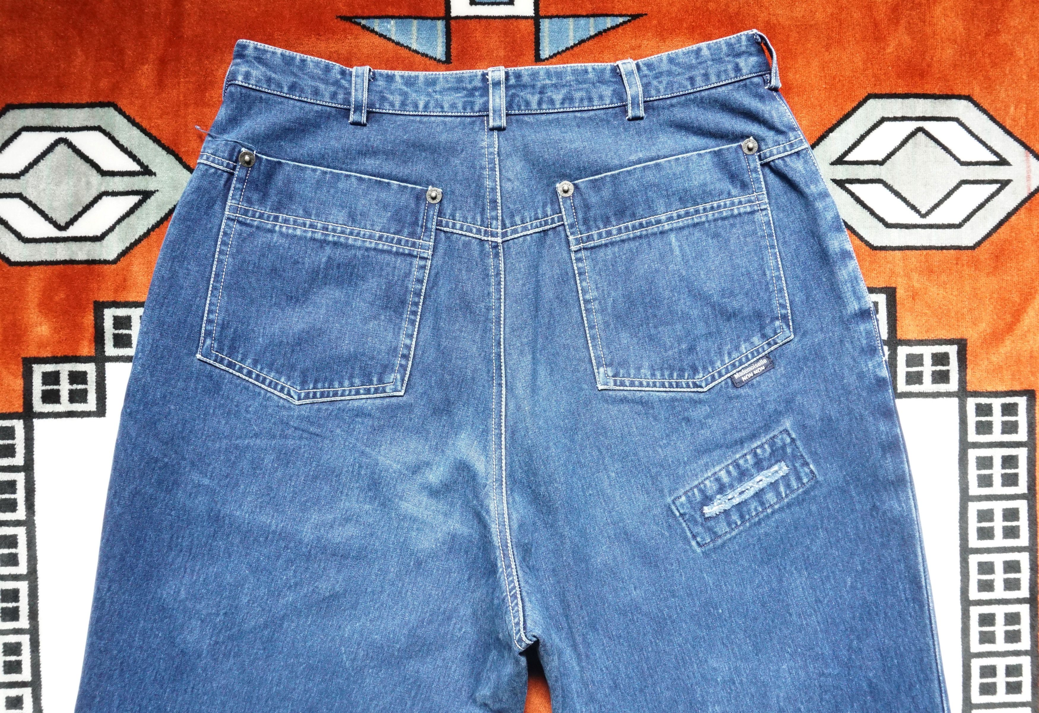 Japanese Brand mademoiselle Non Non Distress Jeans Size 25" / US 0 / IT 36 - 7 Thumbnail