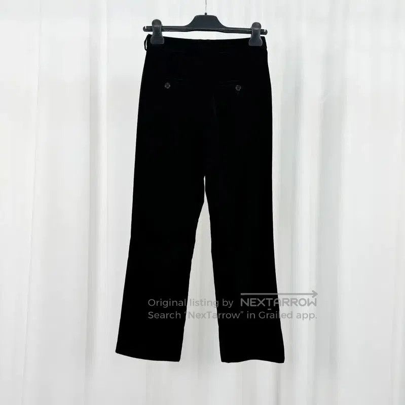 Yves Saint Laurent YSL Black Cotton Blend Casual Pants for Women . Size 23" - 2 Thumbnail
