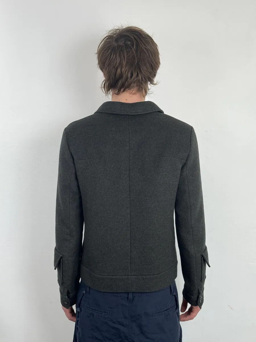 Dolce & Gabbana AW1999 Dolce & Gabbana Dark Grey Classy Cargo Cashmere Jacket Size US M / EU 48-50 / 2 - 5 Thumbnail