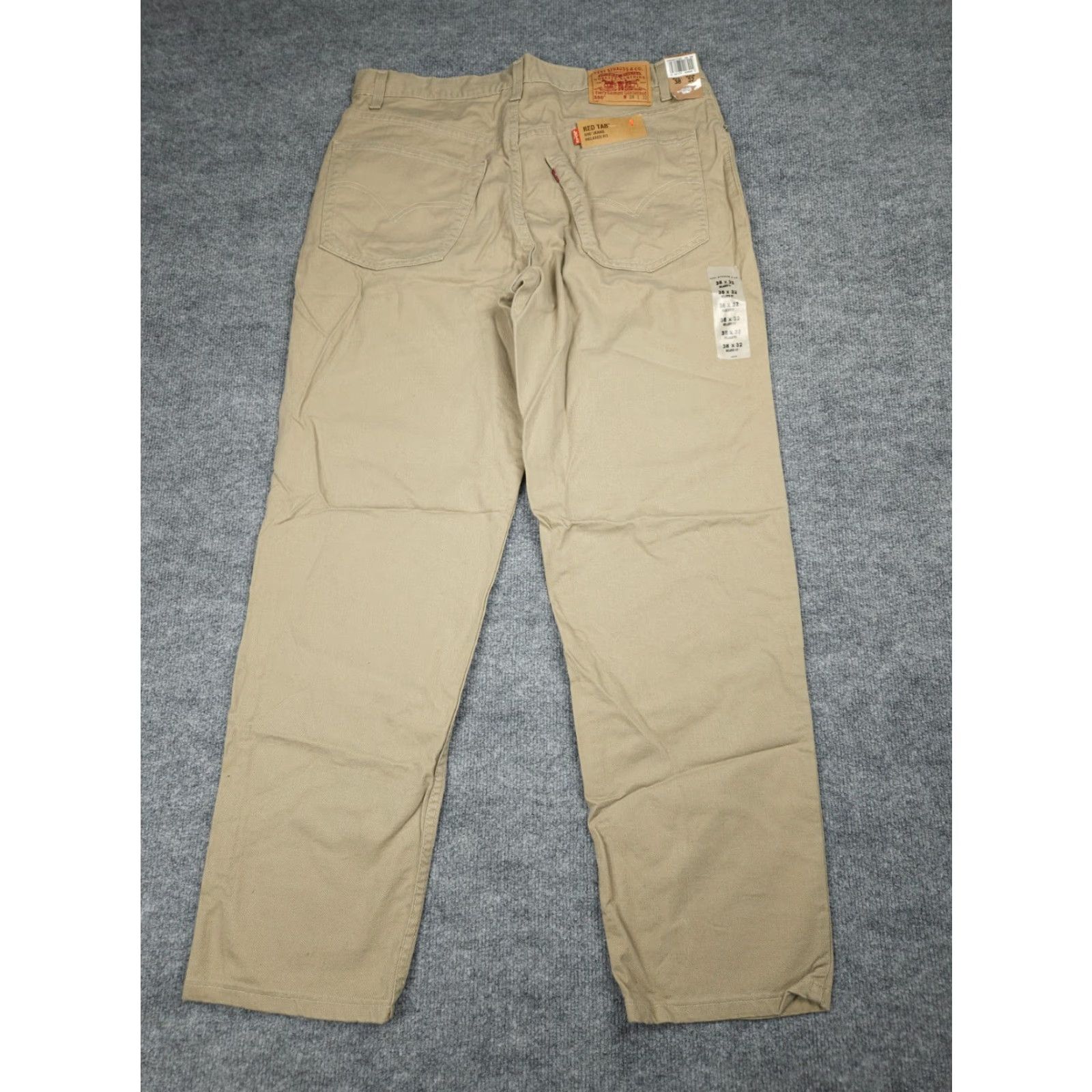 Levi's VINTAGE Levi's 550 Jeans Mens 38 x 32 Beige Relaxed Fit Made USA 100% Cotton NWT Size US 38 / EU 54 - 2 Thumbnail