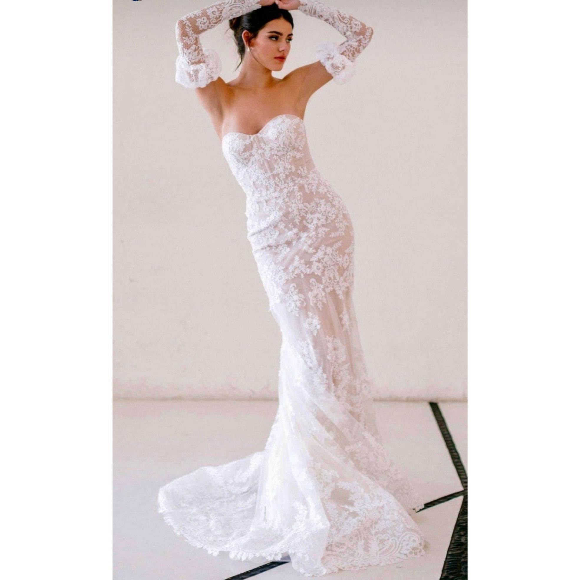Other WATTERS Wedding Dress Gown Liv #63701B Size 10 Ivory Blush L Size L / US 10 / IT 46 - 4 Thumbnail