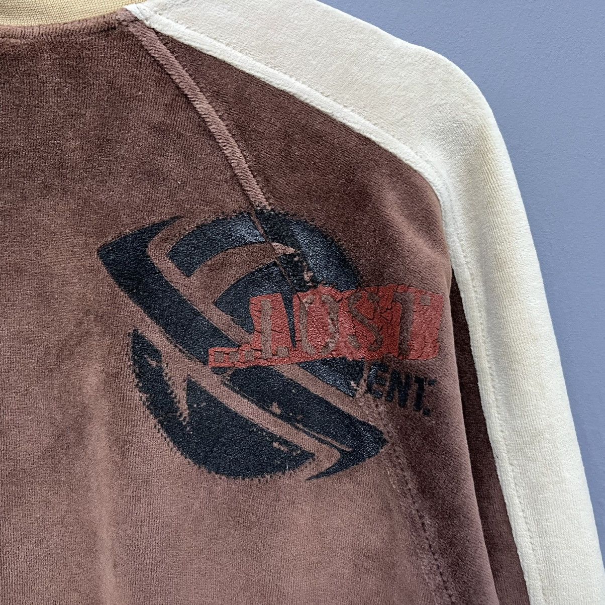 Lost Enterprises Vintage Y2K Lost Enterprises Skateboards Velour Track Jacket Size US M / EU 48-50 / 2 - 6 Thumbnail