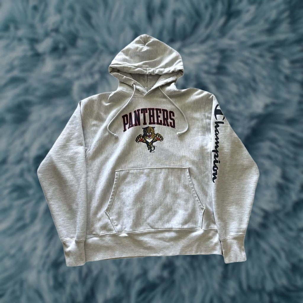 Champion VINTAGE Y2K Champion Florida Panthers NHL Reversible Weave Hoodie Size L Gray Men’s Pullover Sweater Size US L / EU 52-54 / 3 - 1 Thumbnail