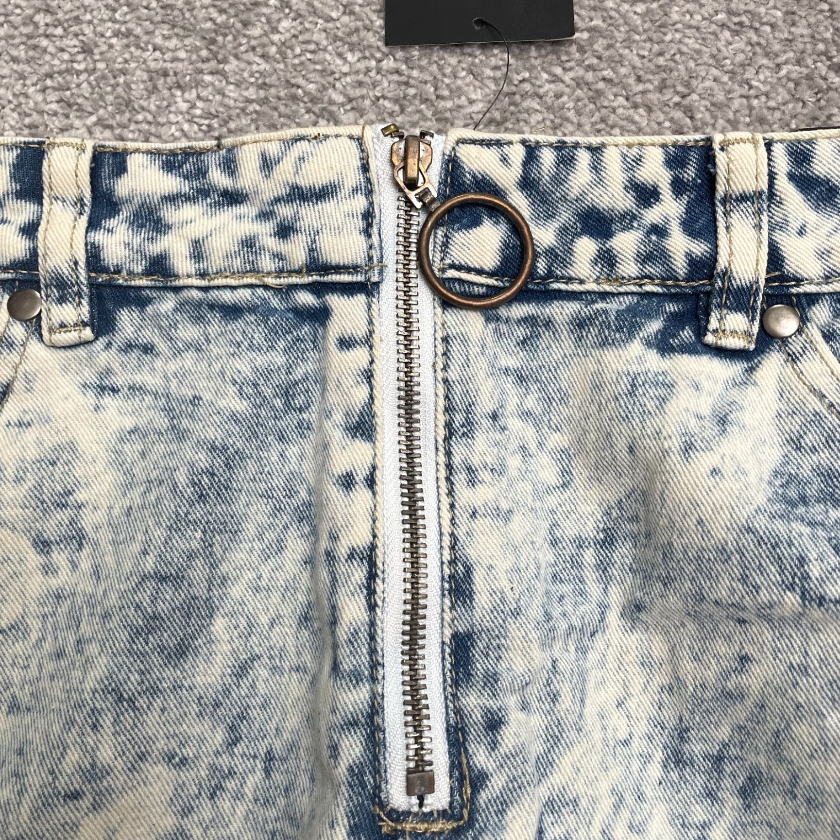 Fashion Nova Fashion Nova Jeans Juniors 11 34x28 Blue Distressed Boyfriend Denim Womens Size 32" / US 10 / IT 46 - 3 Thumbnail