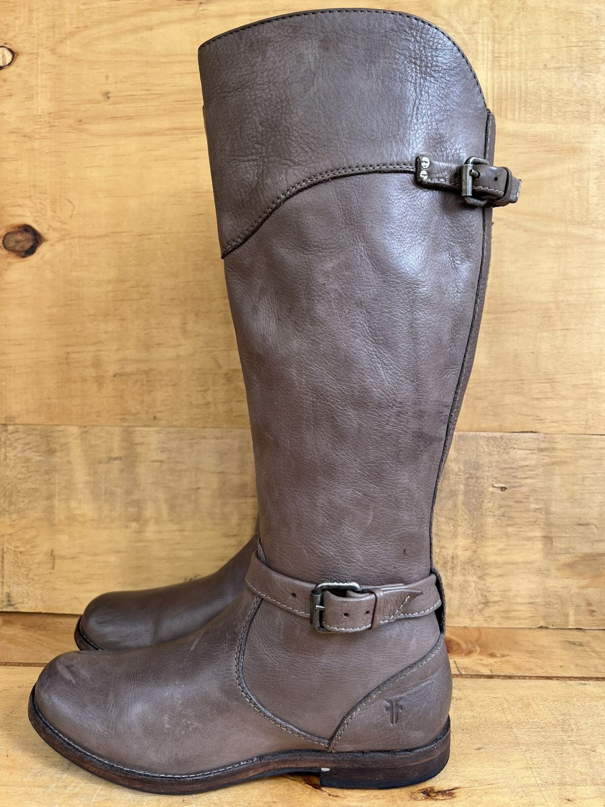 Frye Frye 'Phillip Riding' Tall Dark Brown Leather Boots Size US 8.5 / IT 38.5 - 3 Thumbnail