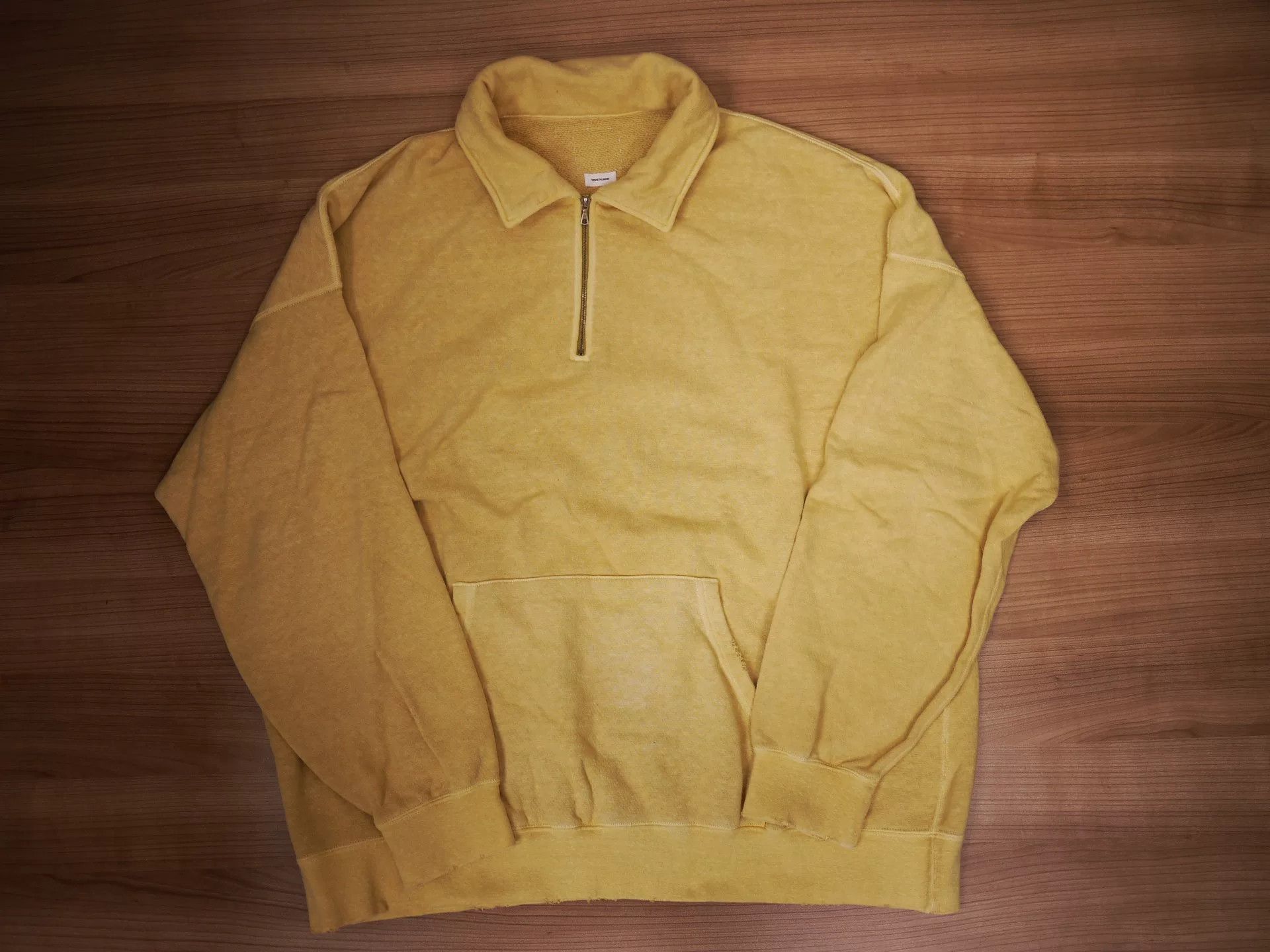 Visvim visvim jumbo zip sweat in yellow Size US XL / EU 56 / 4 - 1 Thumbnail