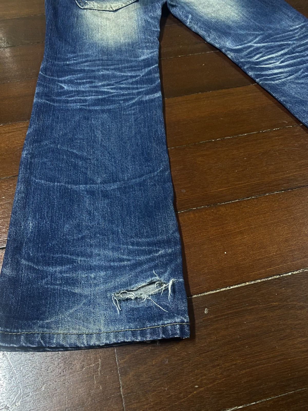 If Six Was Nine Rare LOLITA BY CONCEPT CLUB BY EXOTIC DENIM BUCKLE PANTS Size US 35 - 4 Thumbnail