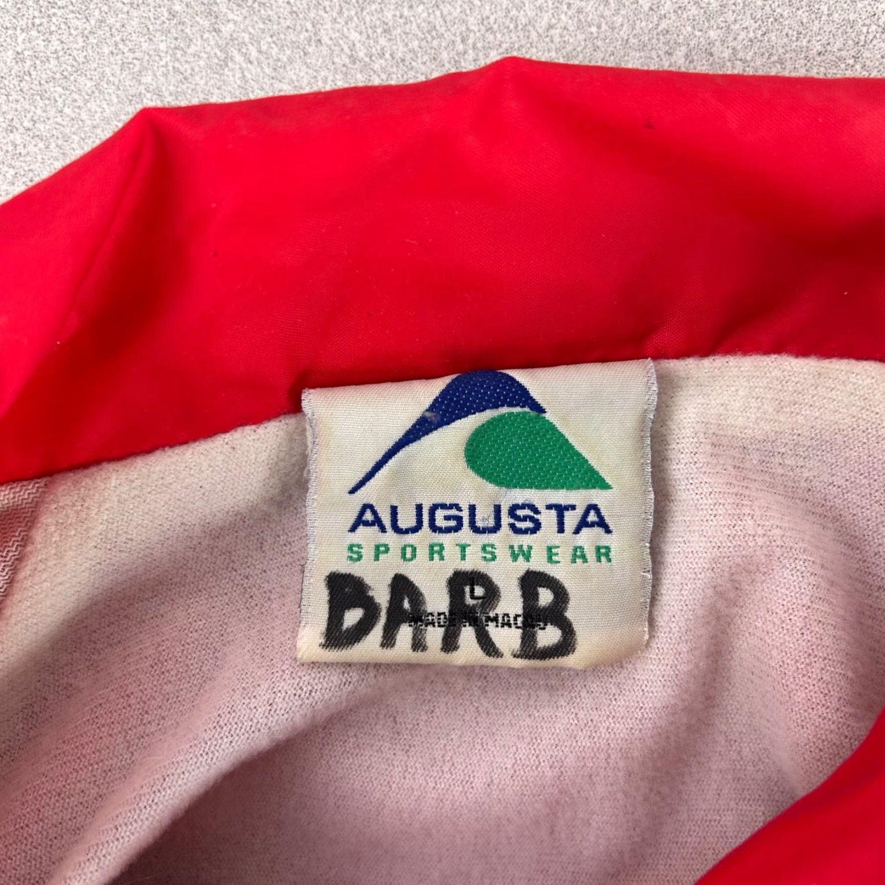 Augusta Sportswear VINTAGE Augusta Sportswear Coaches Jacket Mens Large Red National Strawberry Festival 80s 90s Jacket Coat Size US L / EU 52-54 / 3 - 2 Thumbnail