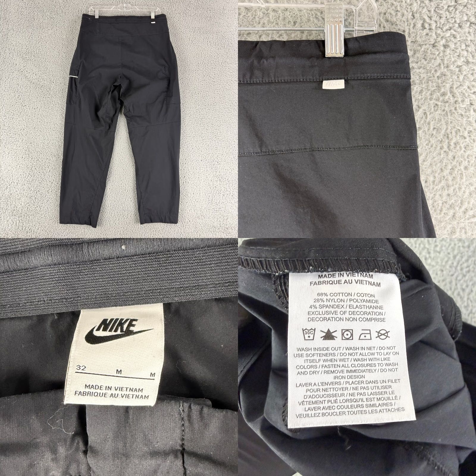 Nike Nike Mens Cargo Pants Black 32 Tapered Stretch Utility DD7034-010 Size US 32 / EU 48 - 9 Thumbnail