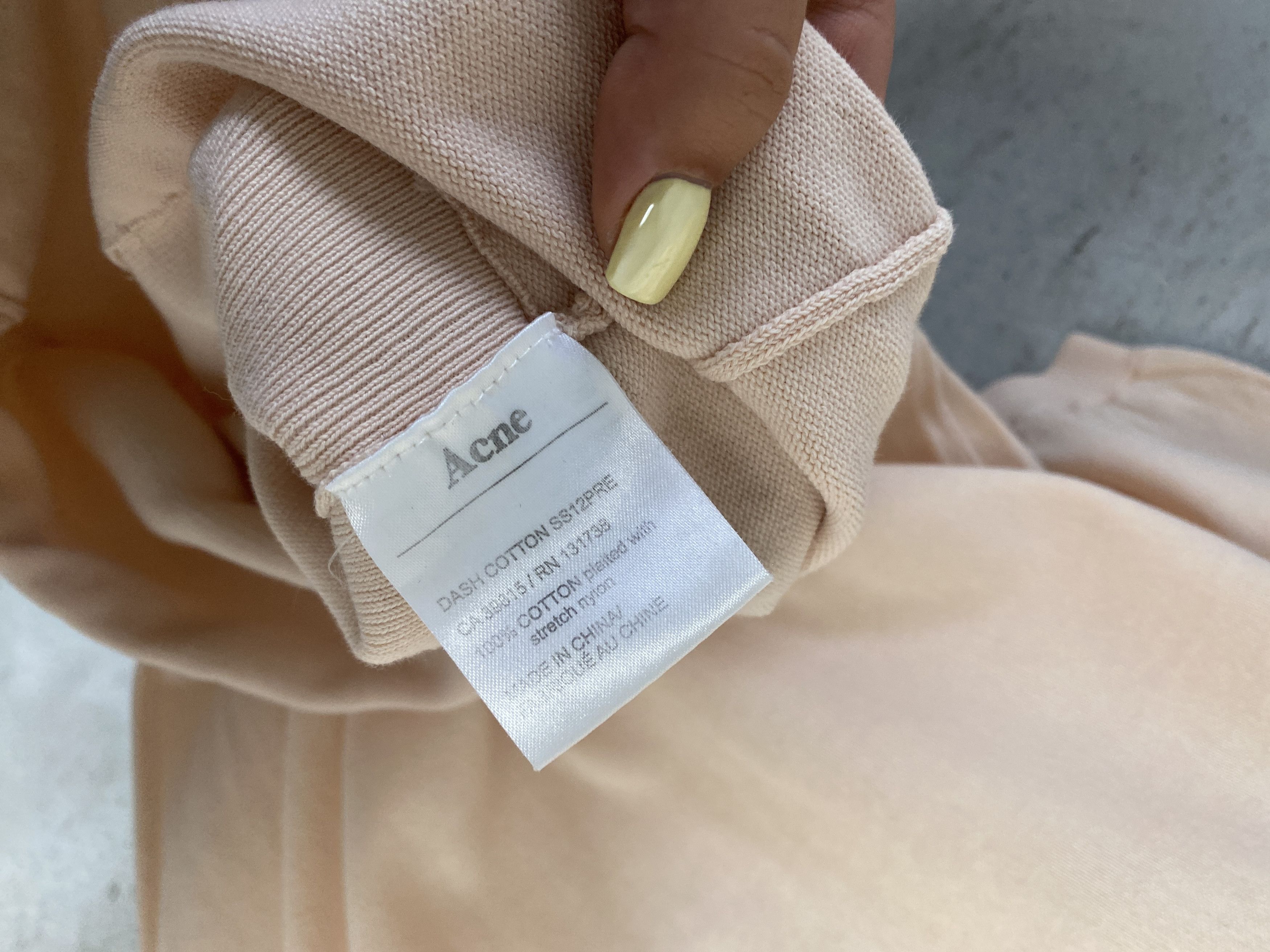 Acne Studios Acne Dash Cotton SS12 sweater t-shirt short sleeve Size S / US 4 / IT 40 - 4 Thumbnail