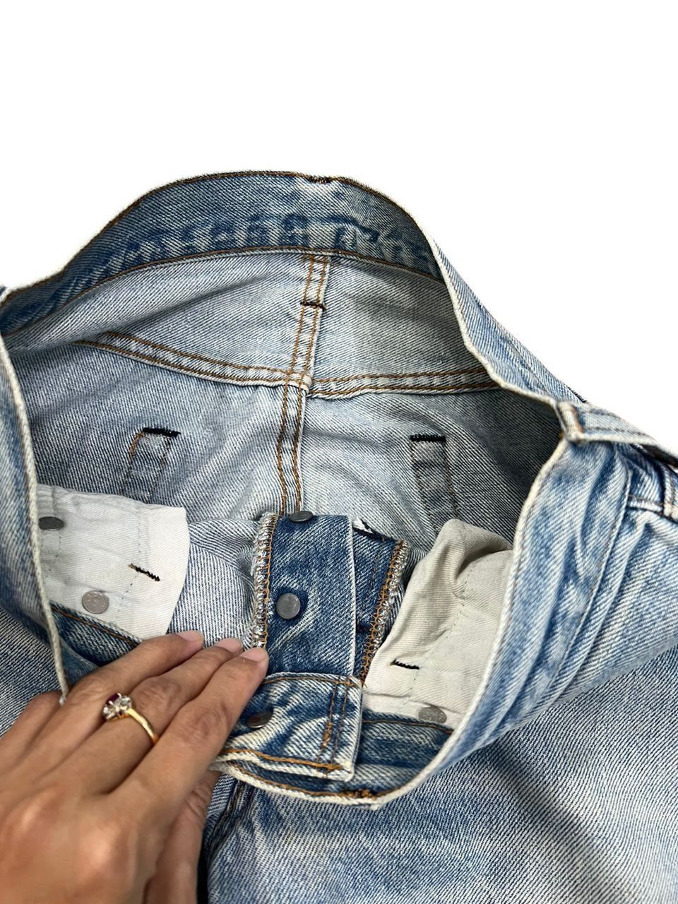 Levi's × Vintage Vintage 1980s Levis 501 Redline Top Button 524 Size US 29 - 9 Thumbnail