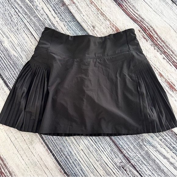 Athleta Athleta Women’s Backspin Tennis Skirt Skort Pleated Black Size 28" / US 6 / IT 42 - 3 Thumbnail