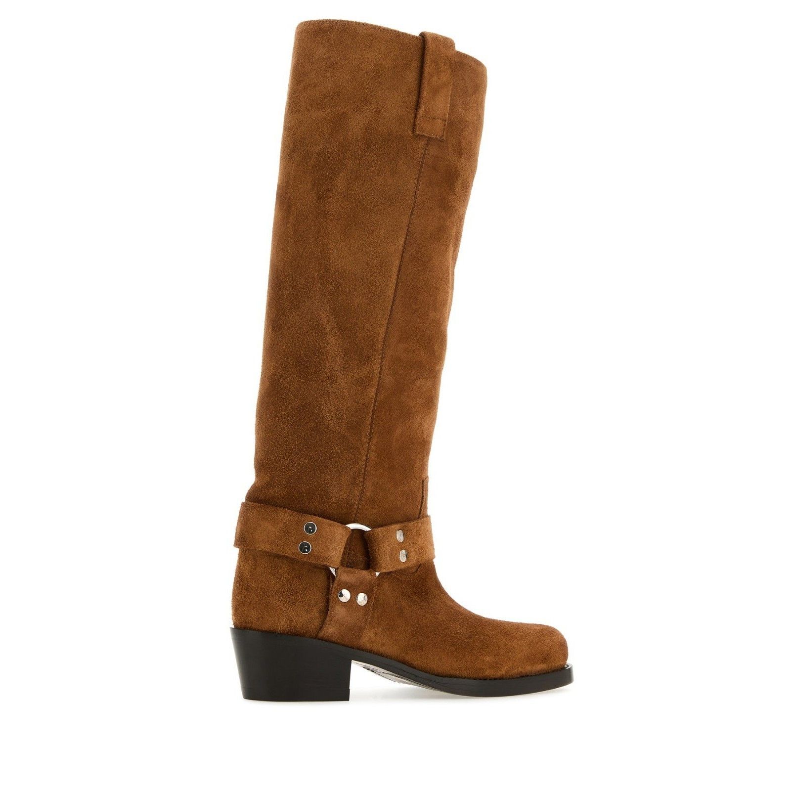 PARIS TEXAS Roxy Knee High Brown Suede Boots New & Authentic