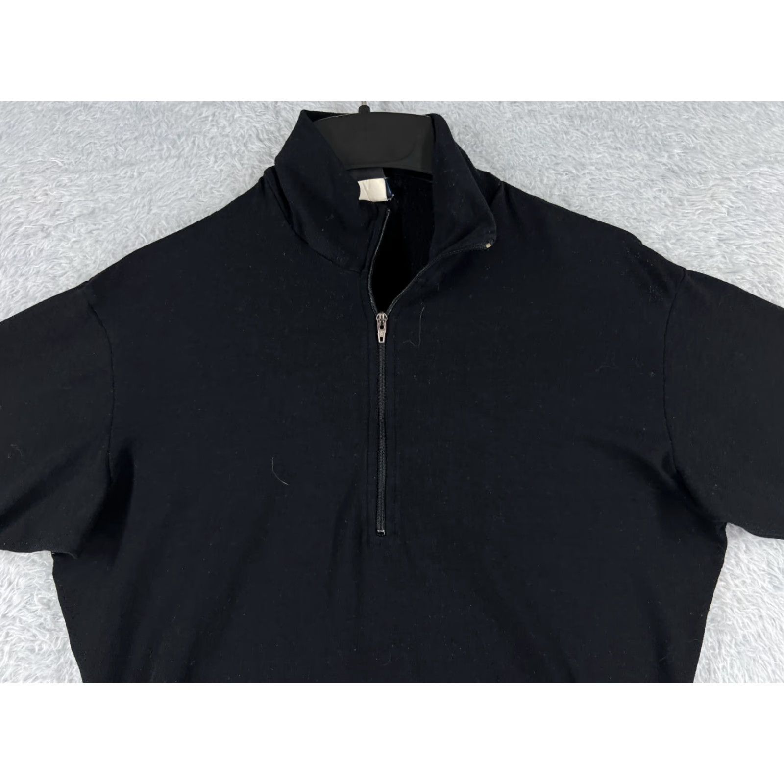 Patagonia VINTAGE Patagonia Sweater Women Small Black 1/4 Zip Polyester Fleece Synchilla Size S / US 4 / IT 40 - 4 Thumbnail