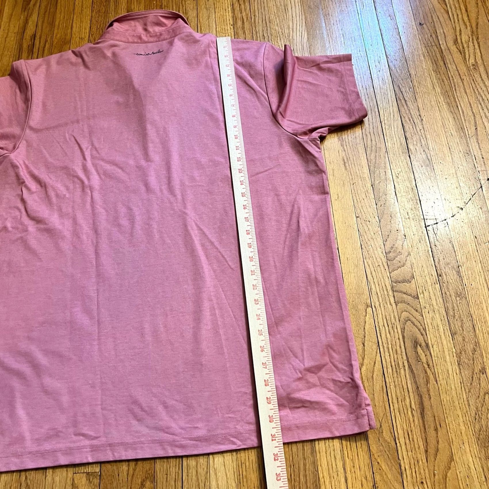 TravisMathew Travis Mathew Polo Shirt Mens XXL Pink Stripe Performance Golf Size US XXL / EU 58 / 5 - 8 Thumbnail