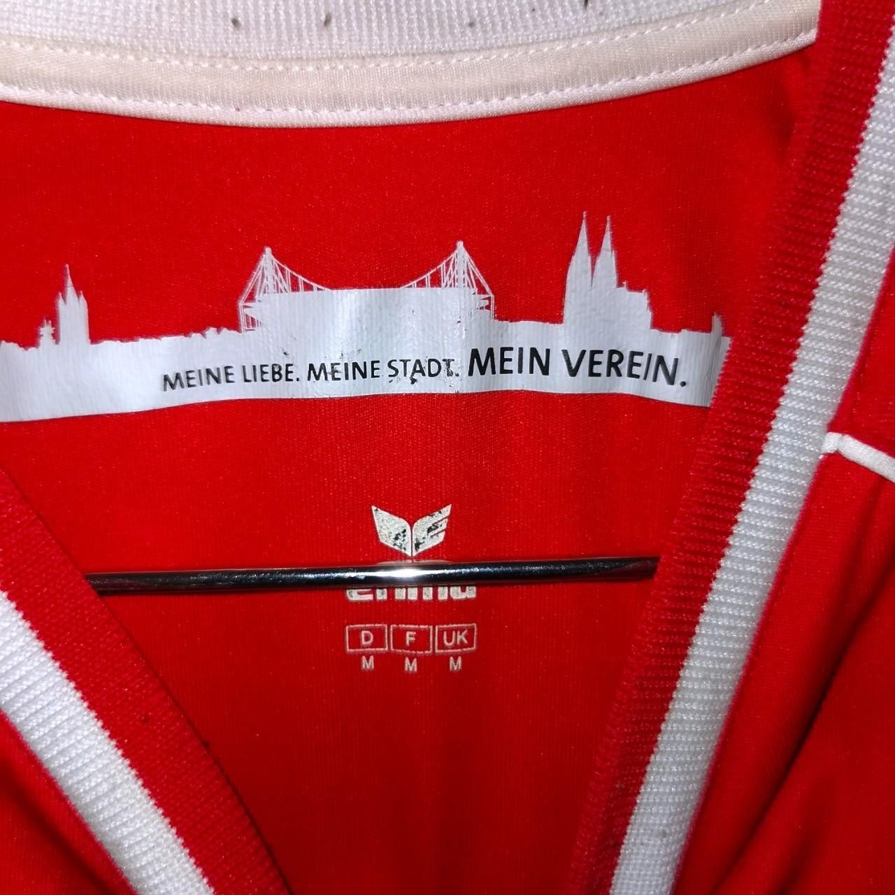 Erima Fc Koln Germany 2012 2013 Home Shirt Jersey Size US M / EU 48-50 / 2 - 2 Thumbnail