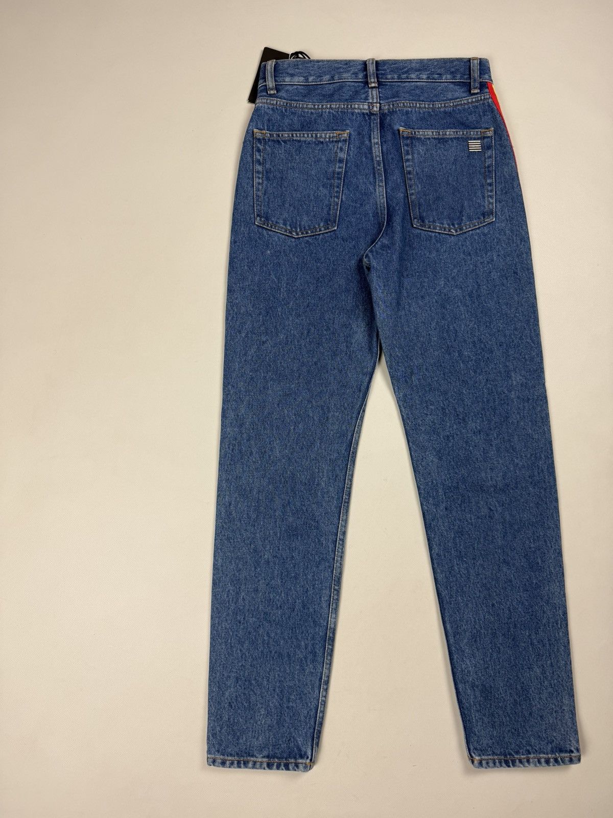 Palm Angels BNWT! Palm Angels Ladies Denim Rainbow Medium Wash Jeans Size 26" / US 2 / IT 38 - 20 Thumbnail