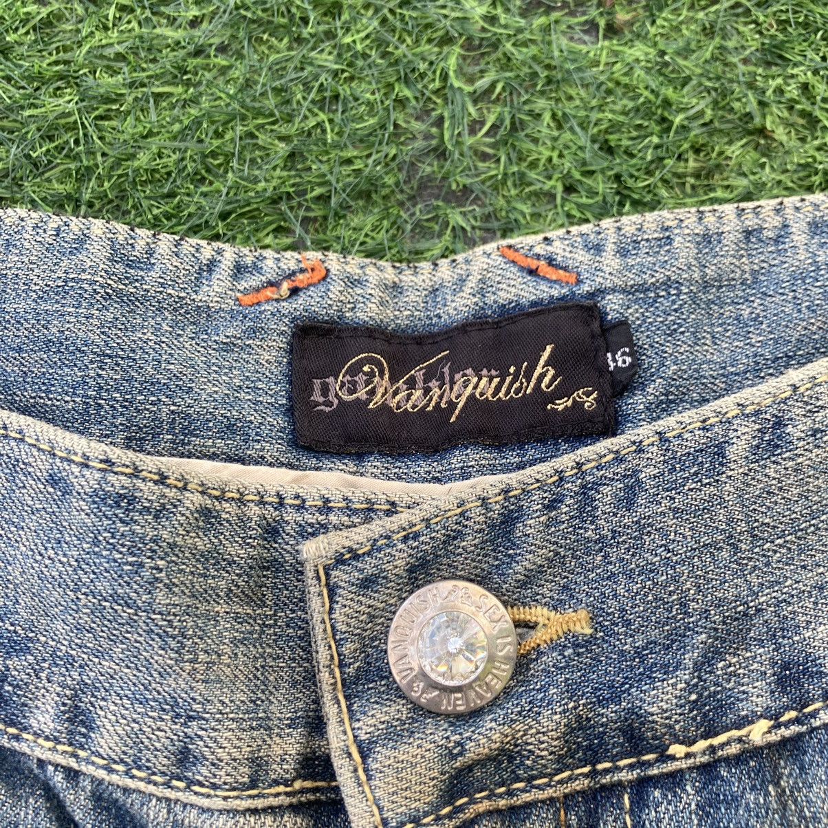 Vanquish VANQUISH BOOTCUT RIPED STYLE JEANS Size US 34 / EU 50 - 9 Thumbnail