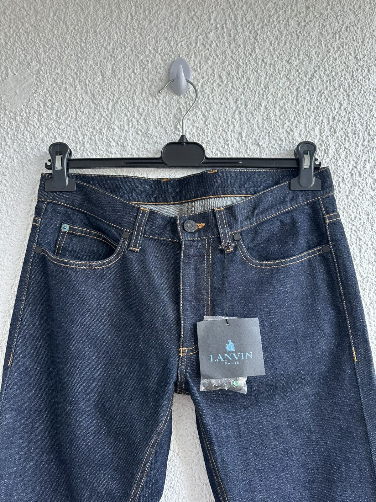 Lanvin Lanvin Paris Raw Denim Pants Jeans Slim Fit Brand New Size 29" - 3 Thumbnail