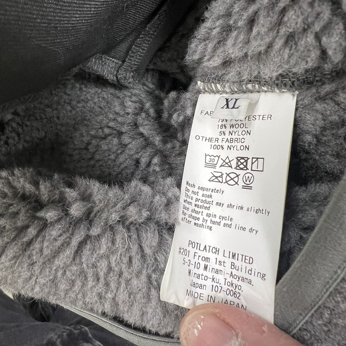 Cav Empt Cav empt pre owned furry back fleece Size US L / EU 52-54 / 3 - 7 Thumbnail