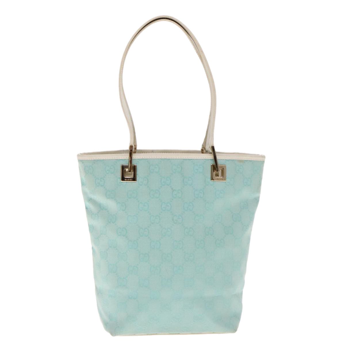 Gucci Blue Canvas Tote Bag (Pre-Owned) Size ONE SIZE - 1 Thumbnail