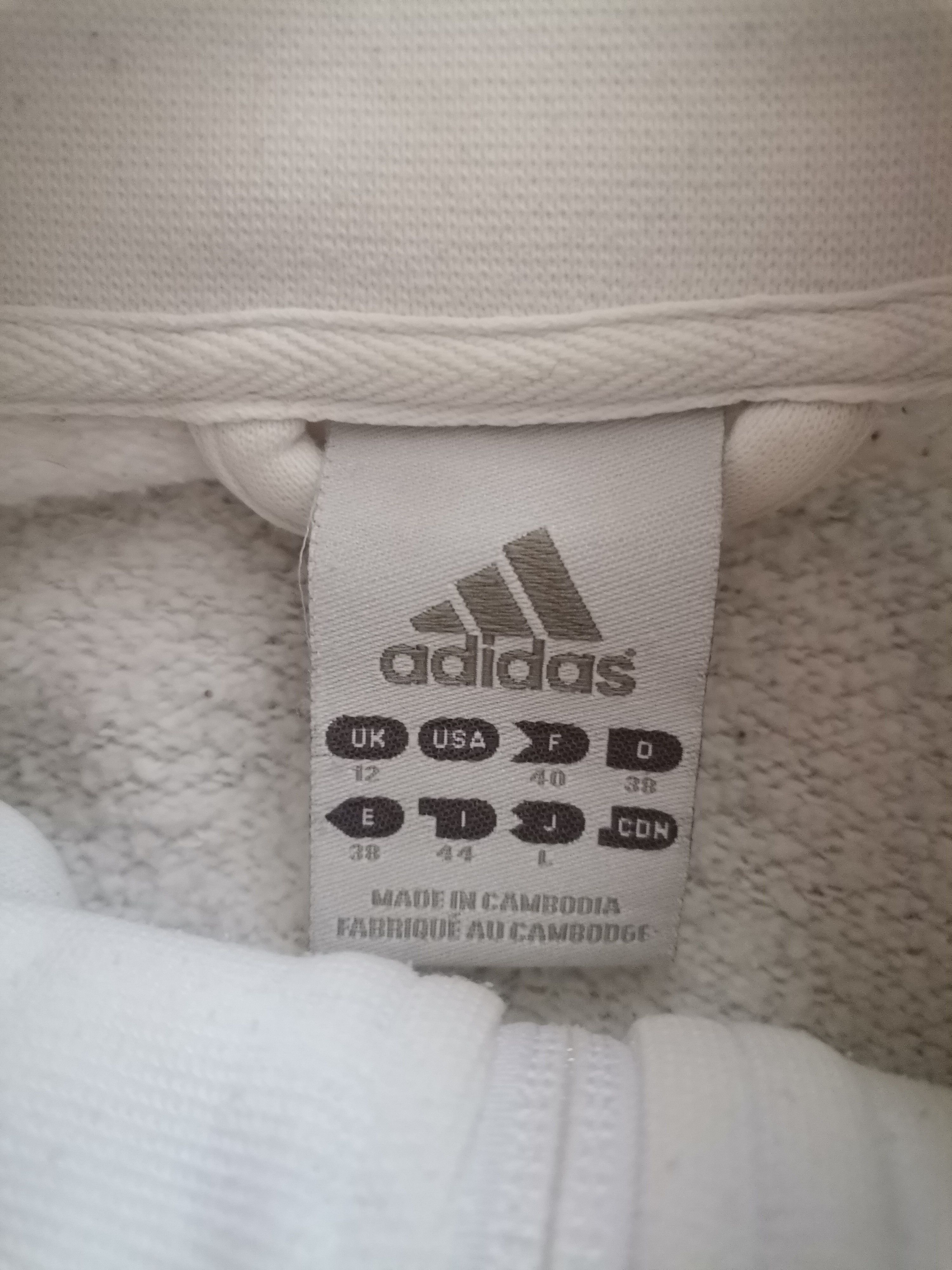 Adidas × Vintage Vintage Adidas Women's Zip Up Sweatshirt Size L / US 10 / IT 46 - 3 Thumbnail