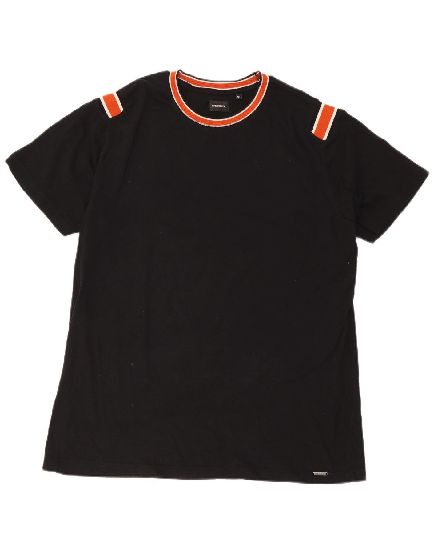 Diesel Mens T-Shirt Top XL Black Colourblock Size US L / EU 52-54 / 3 - 1 Thumbnail