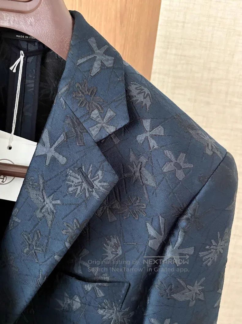 Hermes Hermes Men's Casual Jacket with Silk Embroidered Pattern Size US M / EU 48-50 / 2 - 3 Thumbnail