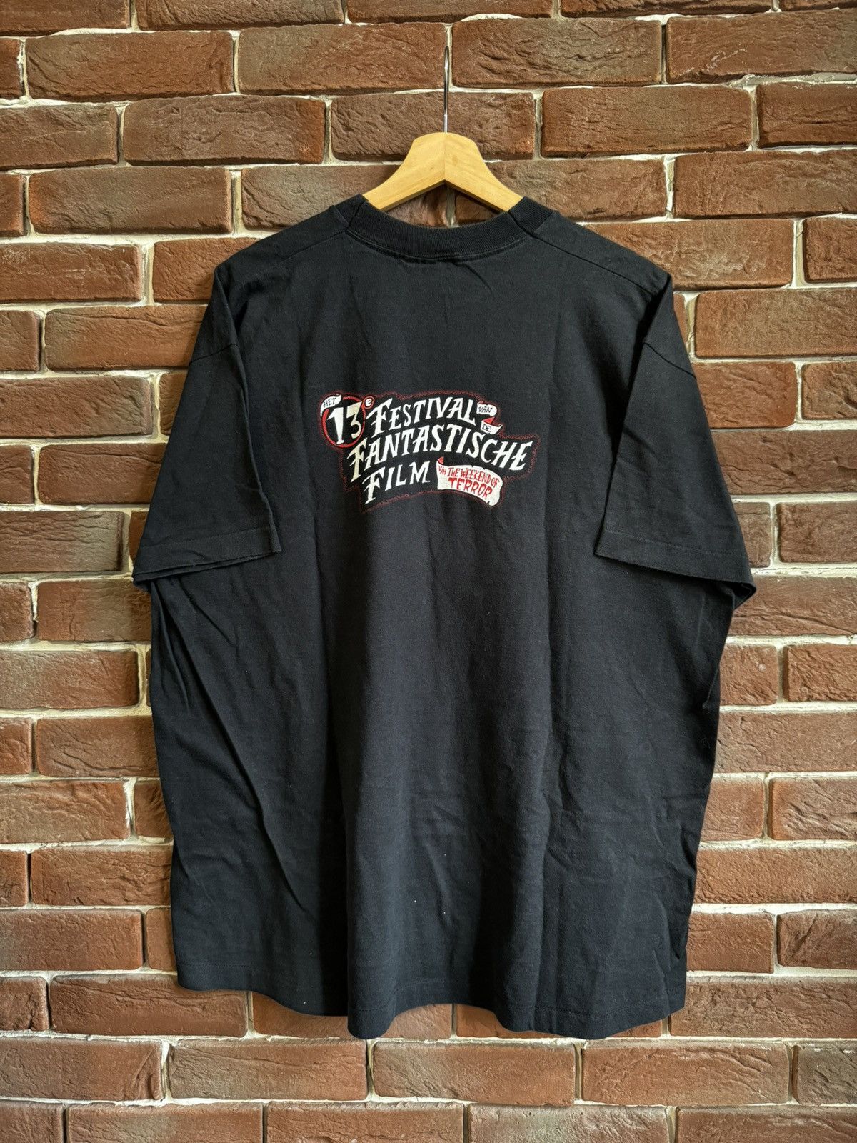 Vintage Rare Vintage 90s Weekend Of Terror Festival Horror Art Tee Size US XL / EU 56 / 4 - 2 Thumbnail