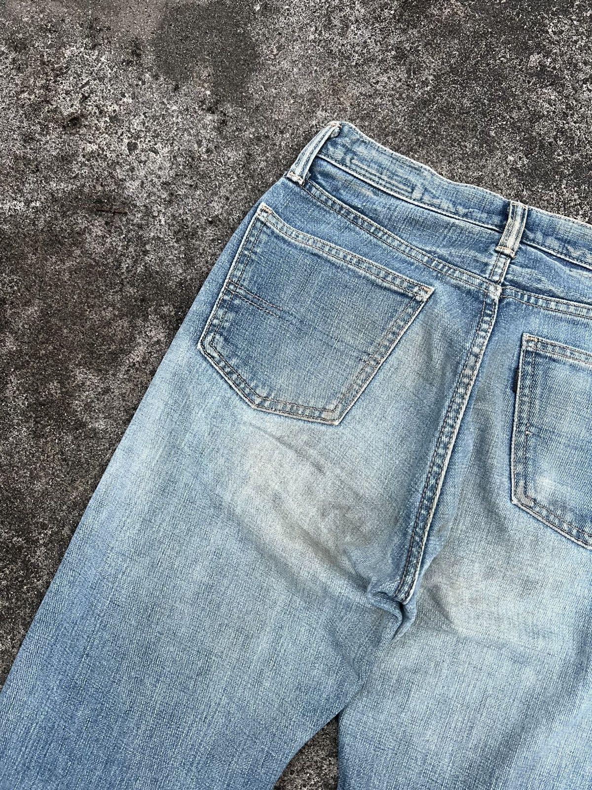 Big John × If Six Was Nine × Vintage VINTAGE 90’S BIG JOHN MUD WASH JEAN Size US 28 / EU 44 - 10 Thumbnail