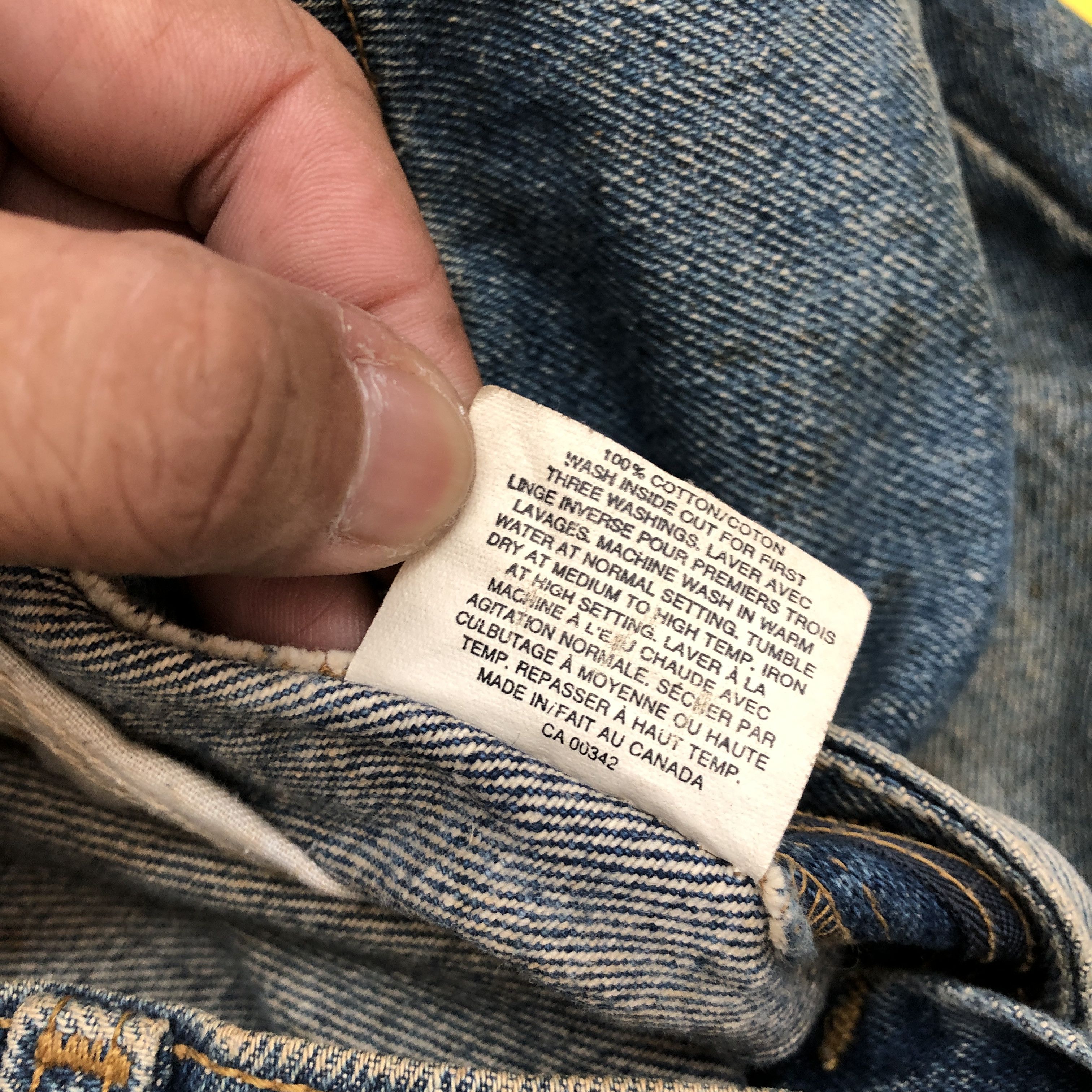 Levi's Vintage Levis Dirty Wash Jeans Levi's 619 Stonewash Denim Size 28" / US 6 / IT 42 - 10 Thumbnail