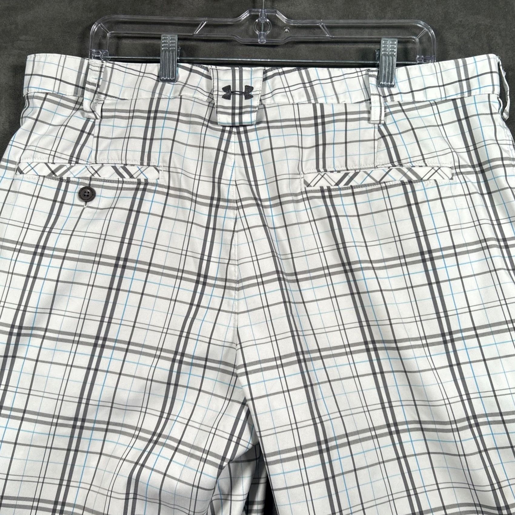 Under Armour Under Armour Golf Shirt Plaid Chino Performance Preppy Casual 36R Size US 38 / EU 54 - 5 Thumbnail
