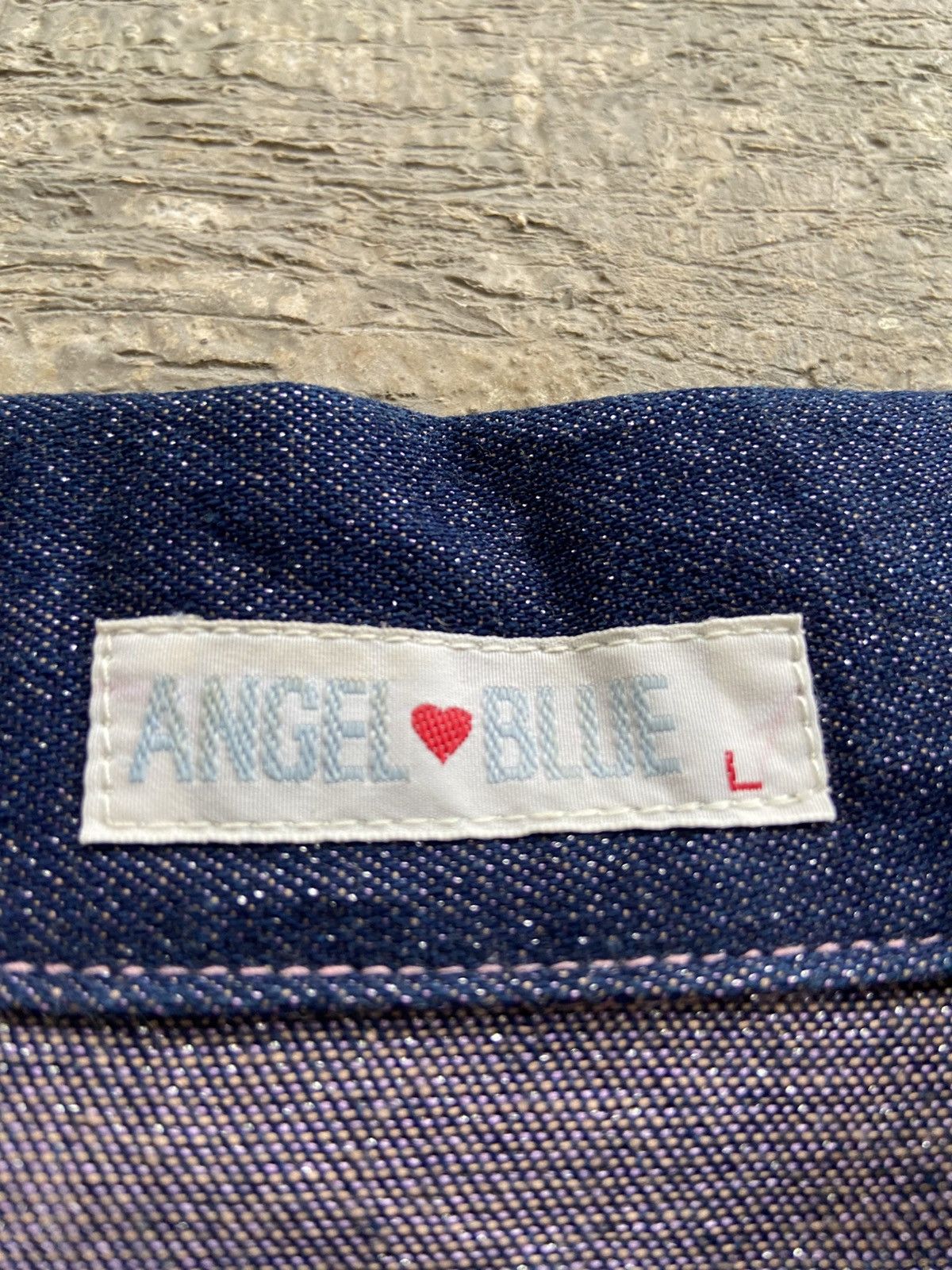 Angel Blue 1990s Angel Blue - Nakamura Kun Cute Girls Denim Jacket Size L / US 10 / IT 46 - 4 Thumbnail
