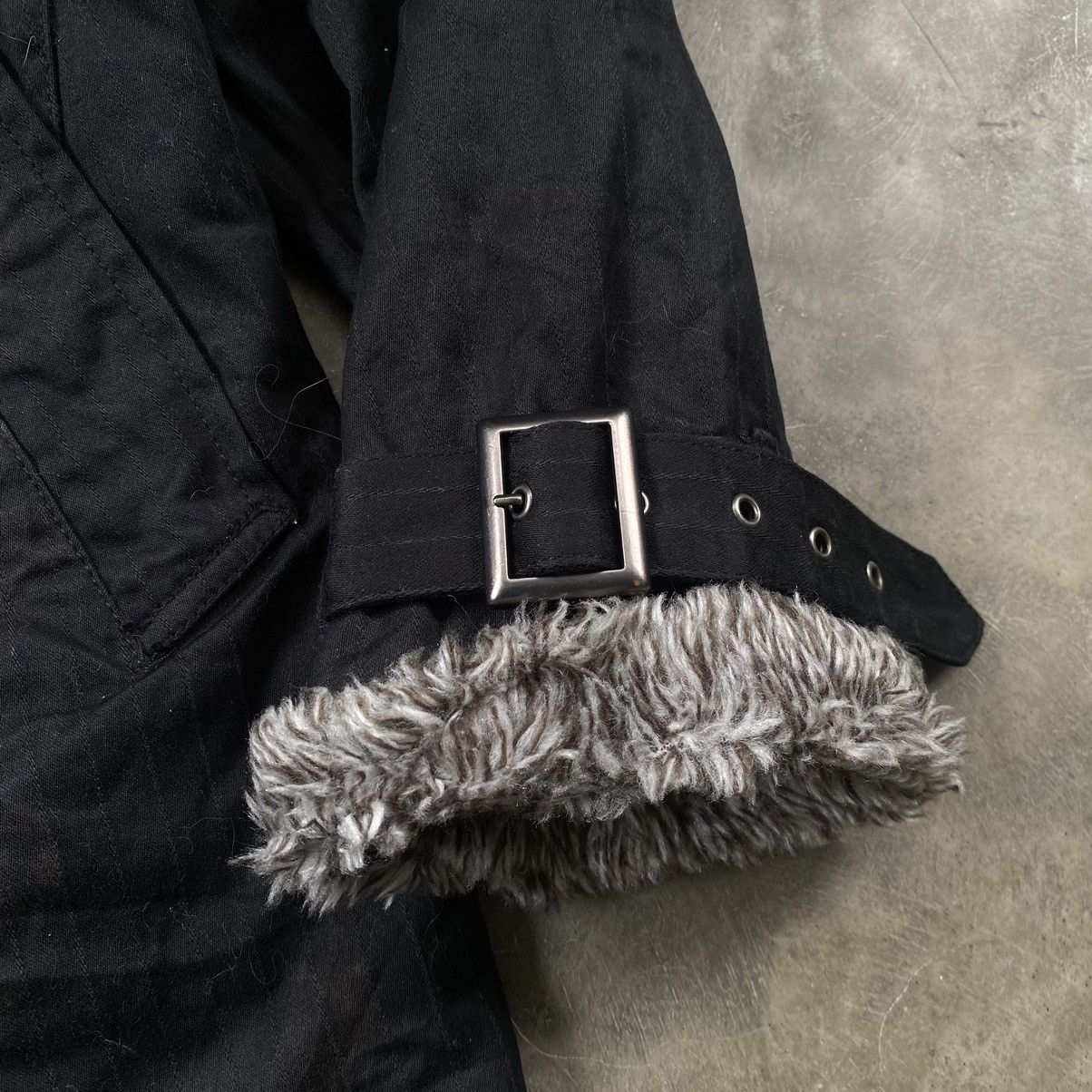 14th Addiction Japanese Spinash Bondage Fur Jacket - Vkei Style Size US M / EU 48-50 / 2 - 3 Thumbnail