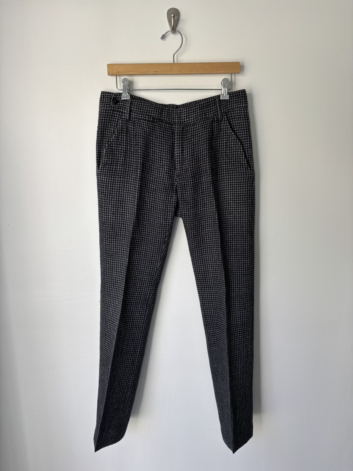 Ann Demeulemeester Ann Demeulemeester Checker Trouser Size US 31 - 1 Thumbnail