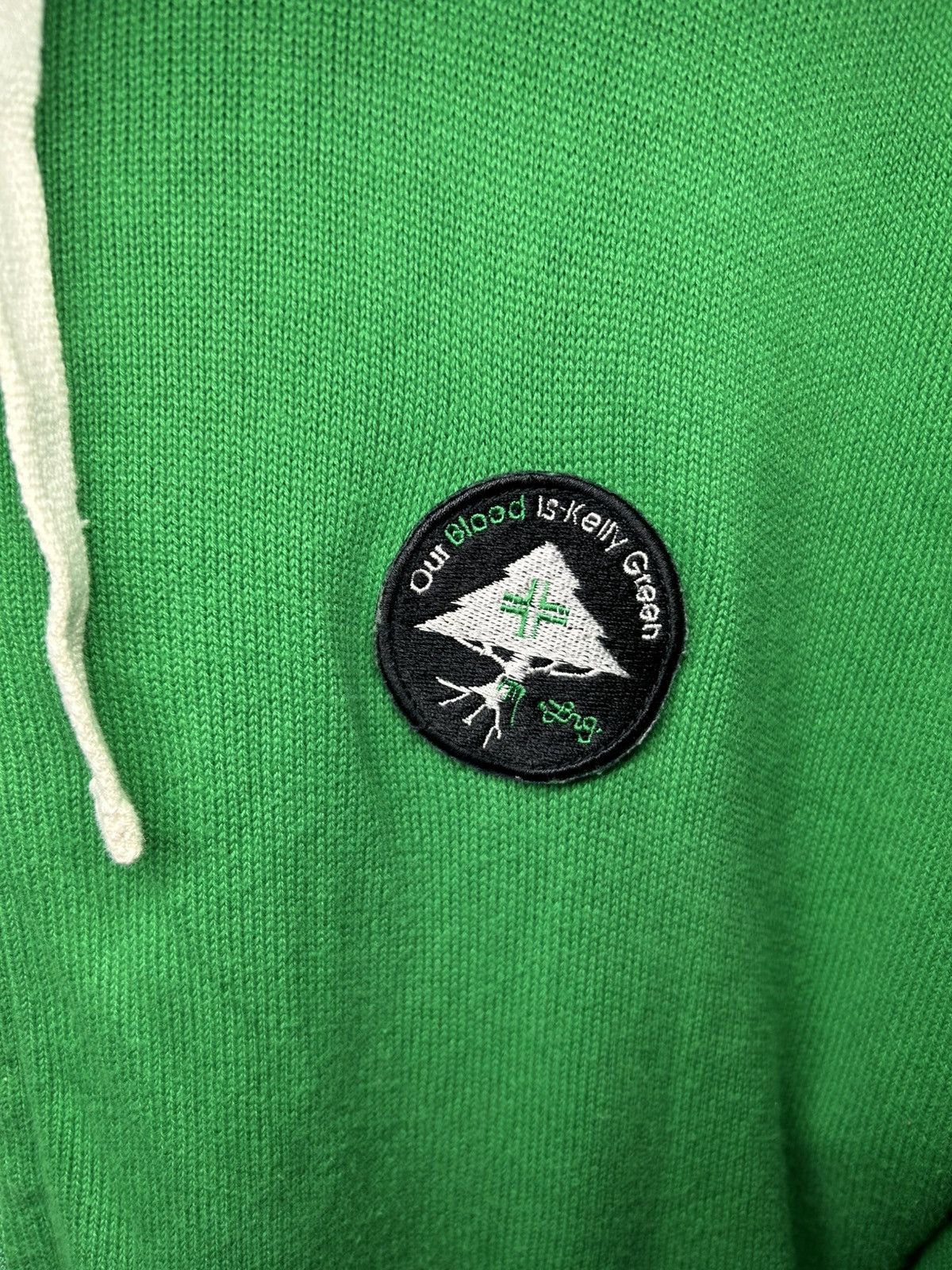 LRG LRG Kelly Green Zip Up Hoodie Size XL / US 12-14 / IT 48-50 - 3 Thumbnail