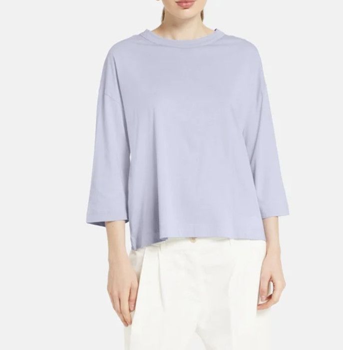 Vince Vince. Cotton 3/4 Sleep Top Lavender ( XS ) Size XS / US 0-2 / IT 36-38 - 1 Thumbnail