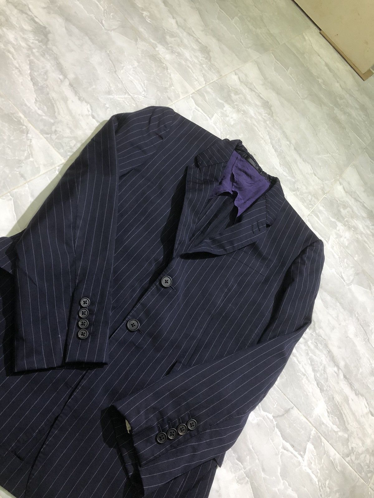 Cerruti 1881 × Paul Smith Paul Smith x Lanificio Cerruti stripe blazer single breasted Size 38R - 5 Thumbnail