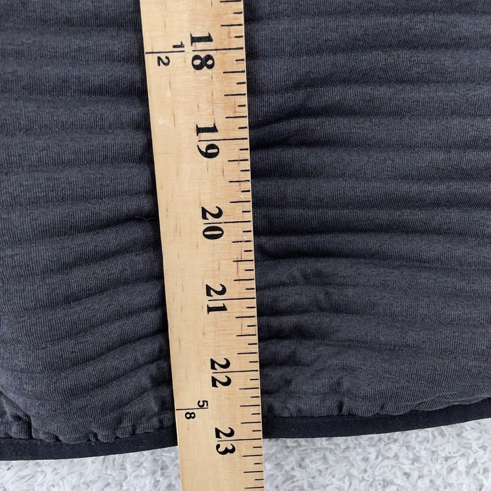Vintage L.L. Bean Pullover Shirt Women S Gray Fleece Snap Mock Neck Logo Patch Airlight Knit Quick-Drying Breathable Size S / US 4 / IT 40 - 5 Thumbnail