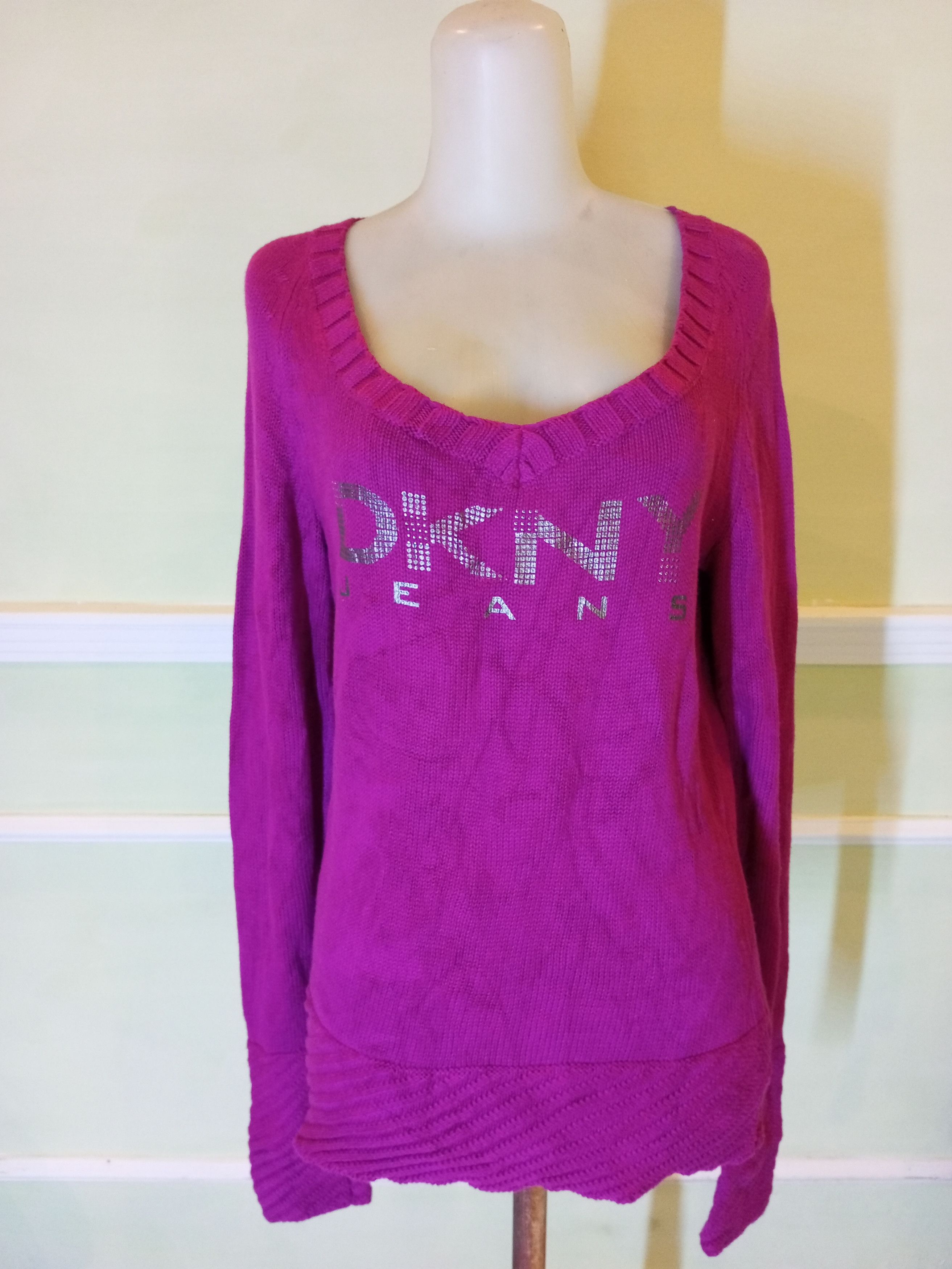 DKNY DKNY Donna Karan sweater good condition Size L / US 10 / IT 46 - 1 Thumbnail