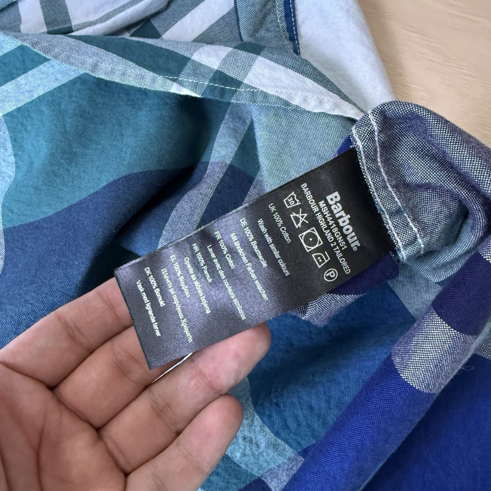 Barbour Barbour Shirt 2XL Multicolor Highland 2 Check Button Up New York Minimalist Shirt Mens Size US XXL / EU 58 / 5 - 7 Thumbnail