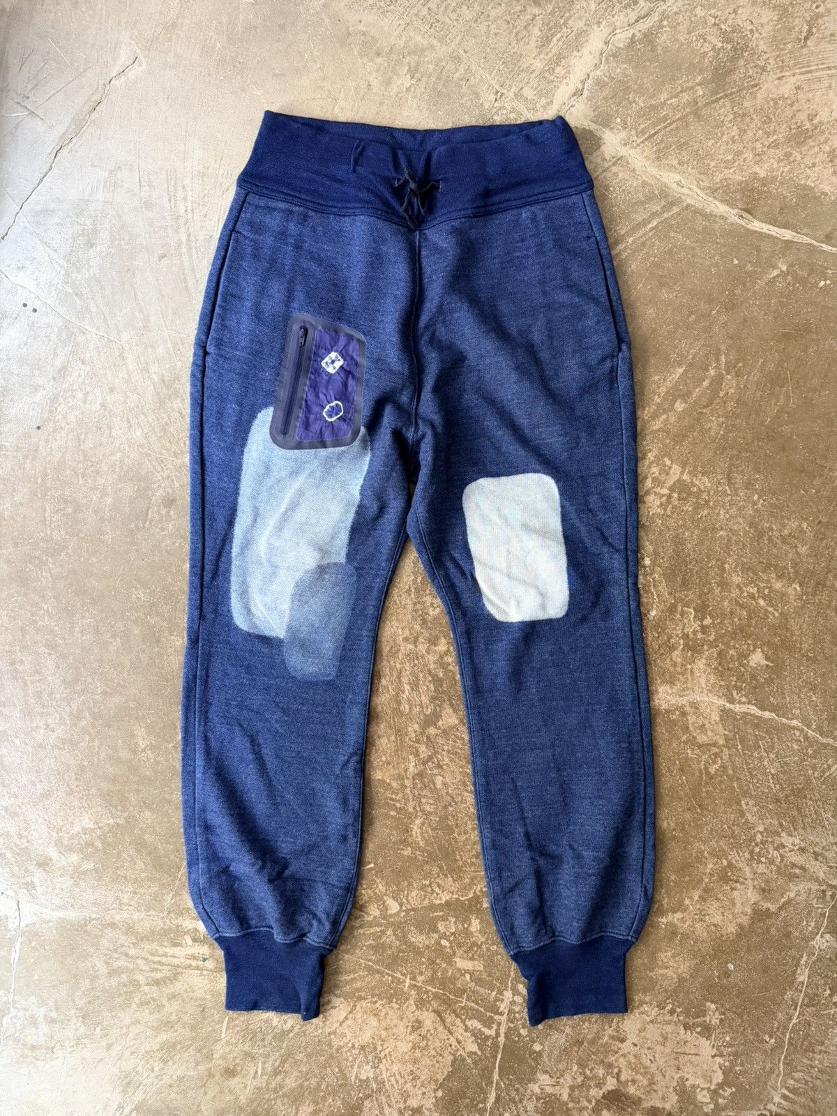 Kapital Kapital Indigo Sweatpants Comme des Garçons Blue Blue Japan Size US 34 / EU 50 - 1 Thumbnail