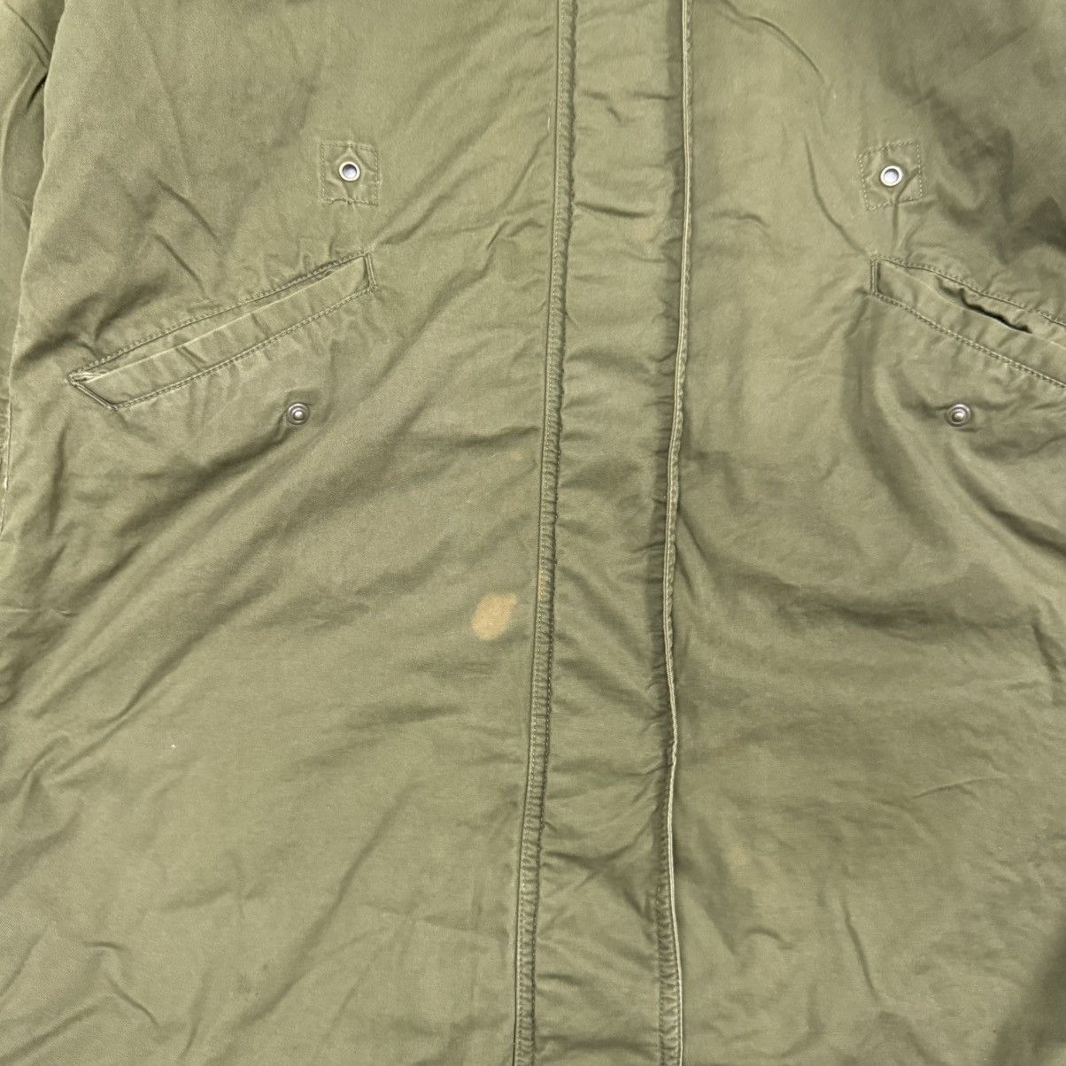 Beauty Beast 1950s US Army M-51 Retro Parka Fur Hooded Fishtail Jacket Size US L / EU 52-54 / 3 - 4 Thumbnail