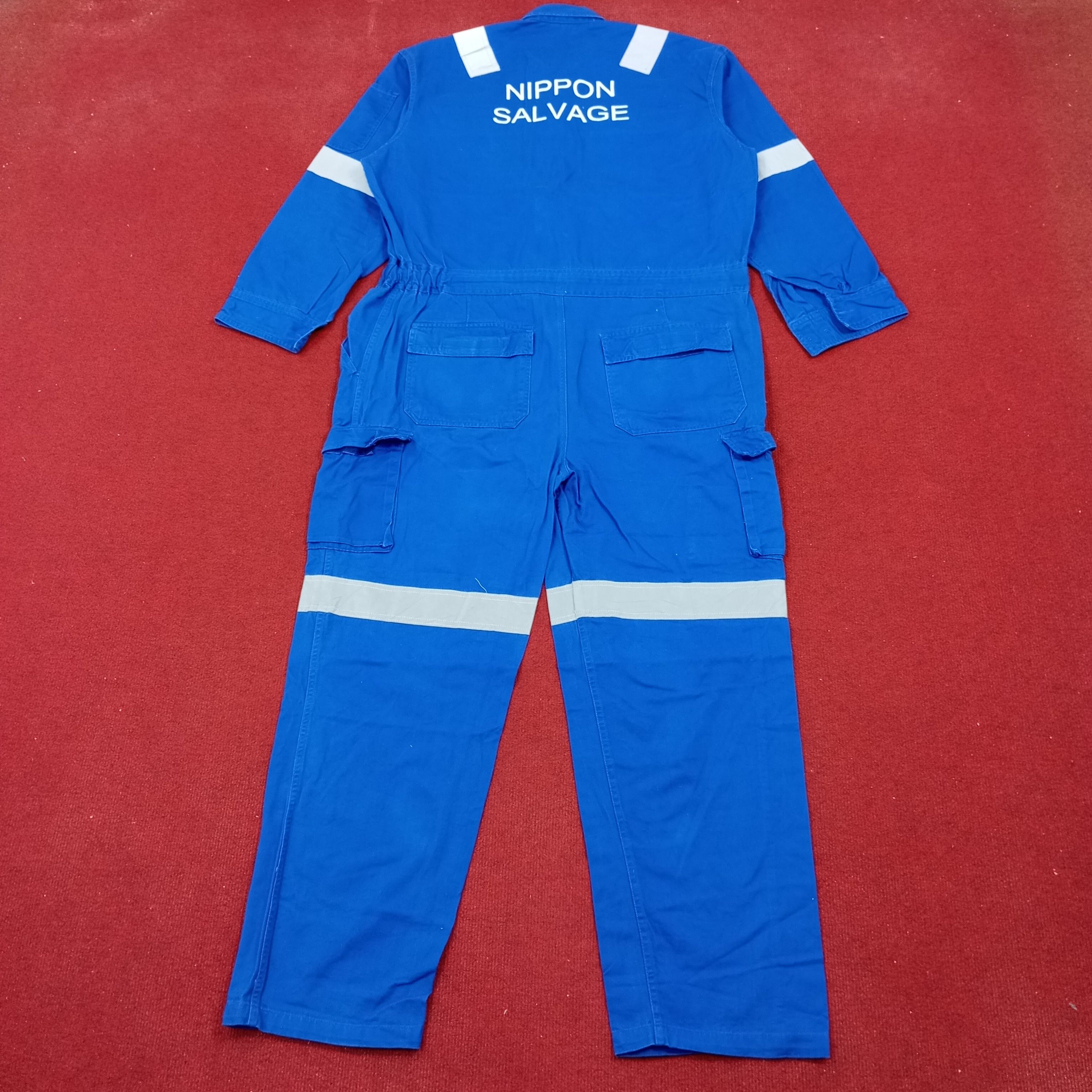 Japanese Brand × Vintage Nippon Salvage Japanese Workwear Coverall Jacket Size US L / EU 52-54 / 3 - 1 Thumbnail