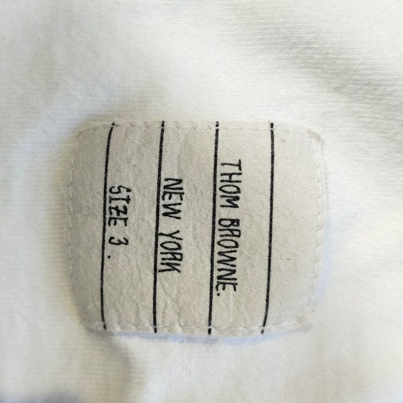 Thom Browne Thom Browne White short sleeves Size US L / EU 52-54 / 3 - 3 Thumbnail