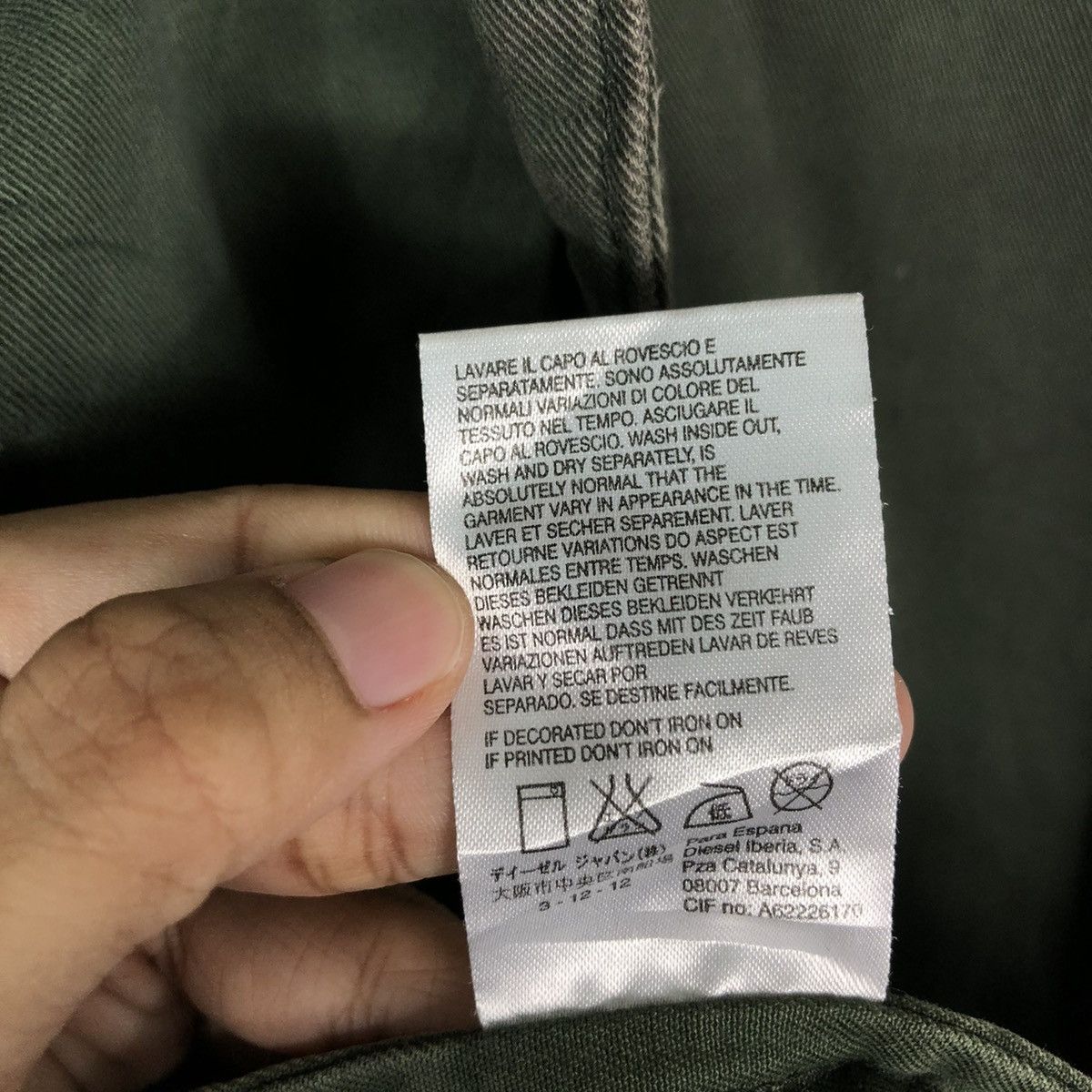 Diesel 📌VINTAGE CHORE MILITARY JACKET DIESEL BIKER Size US L / EU 52-54 / 3 - 21 Thumbnail
