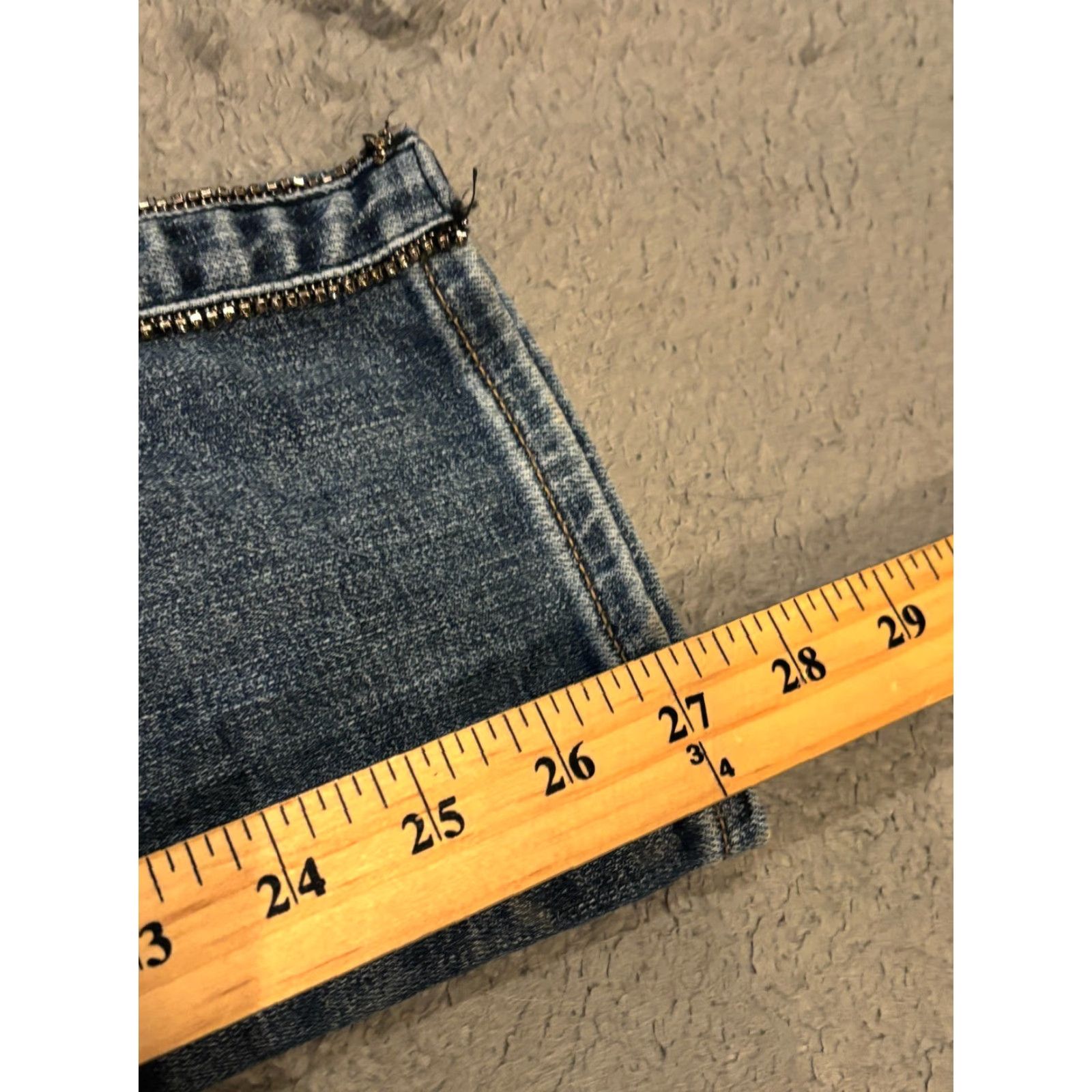White House Black Market White House Black Market Jeans Womens 6 Blue Denim Slim Ankle Everyday Soft Size 28" / US 6 / IT 42 - 6 Thumbnail