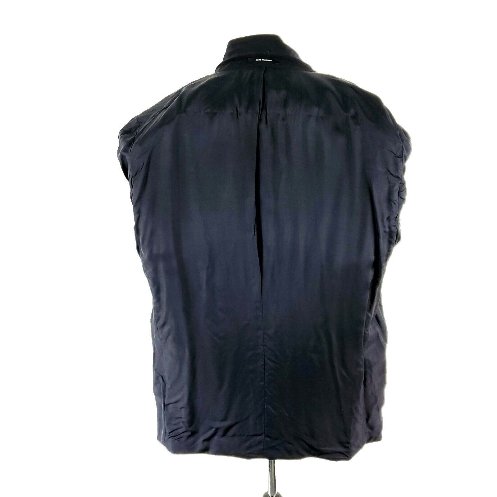 Ralph Lauren Ralph Lauren Wool 3 Button Blazer 46L Blue Solid Size 46L - 11 Thumbnail