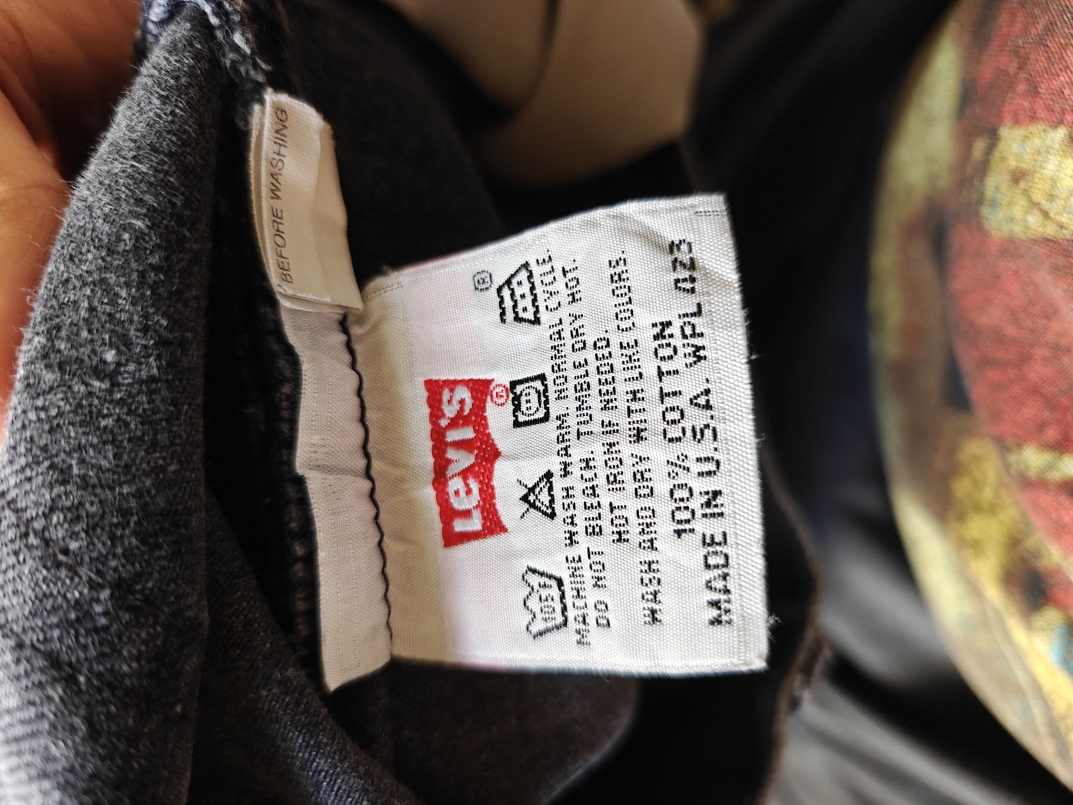 Levi's Black Levi's 501 Made In USA Size US 30 / EU 46 - 8 Thumbnail