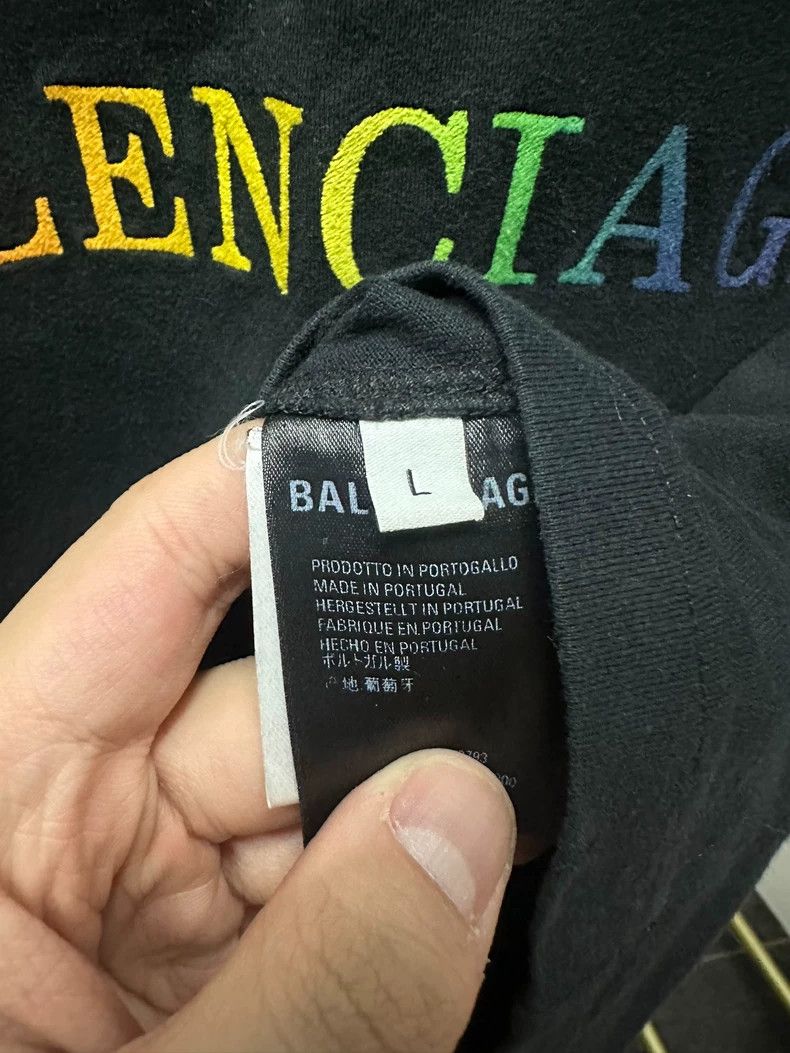 Balenciaga Balenciaga Rainbow wheat ear black Size US L / EU 52-54 / 3 - 5 Thumbnail